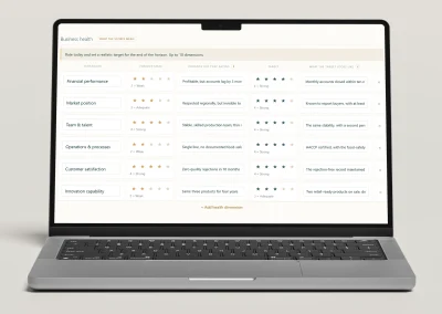 Xstrat Pro - Business Health Dimensions